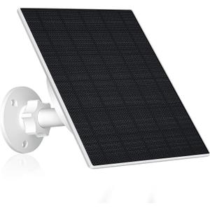 Zivif Solar Panel for Security & Trail Cameras, 10400mAh Built-in Battery, 5V Outdoor Solar Charger with USB-C Cable, Micro-USB Adapter & DC 5.52.1mm Plug, IP66 Waterproof, 360 Adjustable Mount