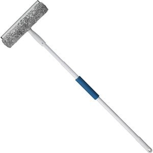 Unger Outdoor Window Scrubber and Squeegee Kit with 5ft Telescopic Pole, 12"