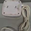 6 Ft Surge Protector Power Strip - 8 Widely Outlets with 4 USB Ports, 3 Side Outlet Extender with 6 Feet Extension Cord, Flat Plug, Wall Mount, Desk USB Charging Station, ETL,White