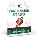 The Concession Stand Table Sign - Football Party Decor, 68 Acrylic Sign, Perfect for Birthday Party, Birthday Decorations