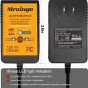 Mroinge MBC022, 12V 2A Lead Acid & Lithium(LiFePO4) Automatic Trickle Battery Charger Smart Battery Maintainer for Car Motorcycle Lawn Mower Boat ATV SLA AGM Gel Lithium(LiFePO4) and More Batteries