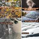 Special 16 Layers Full Car Cover Fit for 2017-2024 TES-la Model 3, Ultra Heavy 600D Oxford Cloth, All-Weather Protection Summer Sun Exposure and Winter Snow Rain Dust UV, Black