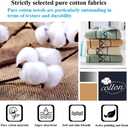 4 Pack Cotton Hand Towels,100% Cotton Face Towels, with Print Super Soft and Highly Absorbent for Bathroom (14 x 30 Inch)(Maoj-4P)