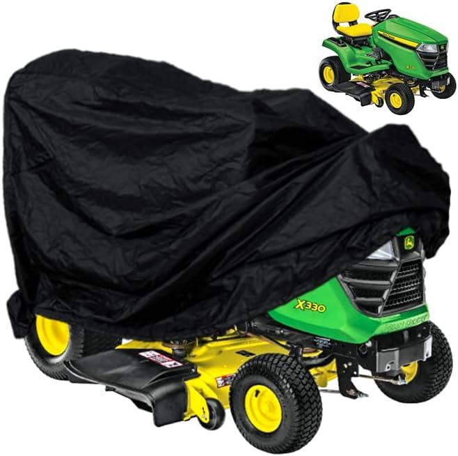 LP93647 Heavy Riding Lawn Mower Cover For John Deere X300 - X700 Series Riding Mowers 330D Oxford Fabric Rain Protector from Dust Dirt Snow Rain Sun Rays Supply All Weather Outdoor Protection