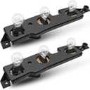 2-Pcs Tail Light Circuit Board Fit for Chevy Gmc C1500 C2500 C3500 K1500 K2500 K3500 Pickup Suburban 1988-2000; Yukon 1992-1999; Blazer 1992-1994; Tahoe 1995-2000; Cadillac Escalade 1999-2000