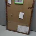 Wood 12x18 Picture Frame with 11x17 Mat, Display 11x17 with Mat or 12x18 Without Mat, Wood 12 by 18 Photo Frame, 12 x 18 Frame for Wall Hanging Display, Deep Brown