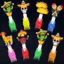 36 PCS Mexican Party Favors Fiesta LED Finger Lights, Glow in the Dark Fifth of MayDe Mayo Fiesta Party Finger Light Bulk for Chriatmas Goodie Treat Bags Stuffers Taco Birthday Party Supplies