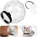 Cat Muzzle Anti Bite Breathable Grooming Mask Muzzles for Bitting Bath Beauty Travel Tool Kat Grooming Supplies Cat Accessories, Size: M