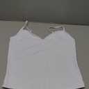 Women's Padded Vest V neck Can Stretch Sleeveless Vest with Naughty Strap, Size L