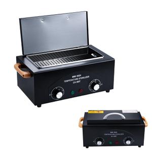 Professional 2L High Temperature Sterilizer Box - Shmian 110V 300W Dry Heat Sterilizer for Dental/Nail/Metal Tools, Salon Equipment with Safety Handle