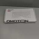 OMOTON Wired Keyboard for Mac Devices ONLY with Dual Interface, Comfortable Typing Angle & Stable Connection, Compatible with MacBook, iMac, Mac mini, PC-White