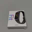 Fitness Tracker with 24/7Heart Rate, Blood Pressure, Sleep Tracking, Calorie, Activity Tracker with 1.1" AMOLED Color Screen, Waterproof Step Tracker for Android iPhones Women Men (Black)