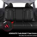 AOMSAZTO Custom Seat Cover for Tesla Model Y 2020-2024 Semi-Wrapped Design