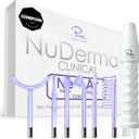 Pure Daily Care NuDerma Clinical Portable Skin Therapy Wand, Machine with 6 Fusion Neon + Argon Wands Anti Aging - Clarifying - Skin Tightening & Radiance - Wrinkle Reducing