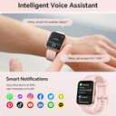 Smart Watches for Women Men, 1.85" Smart Watch Compatible iPhone/Samsung/Android (Answer/Make), Fitness Tracker with Heart Rate/Sleep Monitor, Smartwatch 3ATM Waterproof 120+ Sport Modes, Step Counter