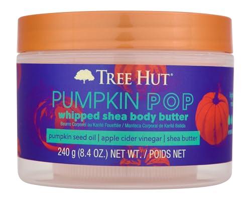 Tree Hut Pumpkin Pop Whipped Shea Body Butter | Long-lasting Hydration Leaves Skin Feeling Soft & Moisturized | Limited Edition Fall | Nourishing Essential Body Care | 8.4 fl oz.