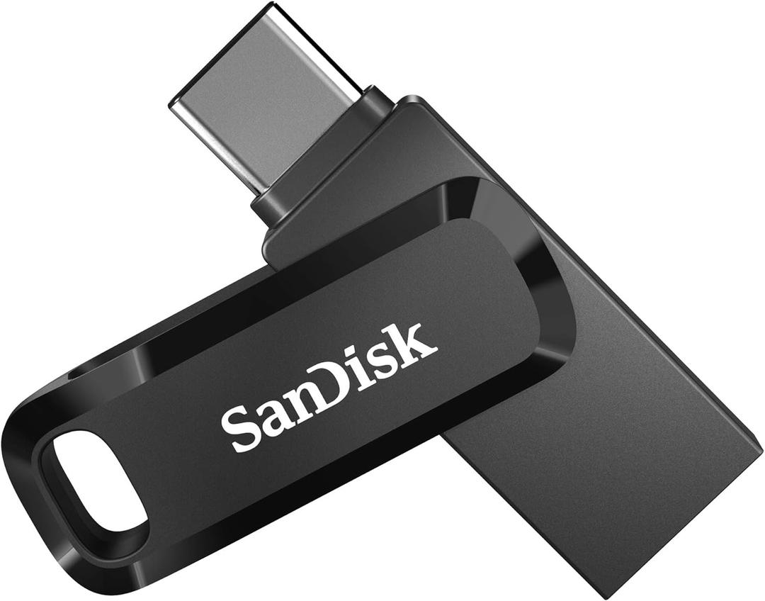 SanDisk 256GB Ultra Dual Drive Go USB Type-C Flash Drive, Black - SDDDC3-256G-GAM46