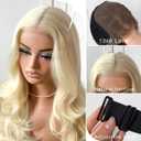 Blonde Voluminous Feather Layered Hair Flip Out Preplucked Precision-Pre-cut Ready-to-Go Glueless 13x6 HD Synthetic Lace Front Wig Blonde Wig