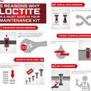 Loctite 38653 222 Purple Low Strength Thread Locker Tube - 6 ml