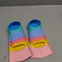 Kids Swim Fins,Short Kids Fins Youth Swimming Flippers for Lap Swimming Training for Children Girls Boys Beginners Size S