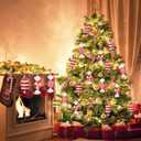 14Pcs Christmas Hanging Candy Balls Ornaments Red White Candy Cane Pendant for Home Part Christmas Tree Decorations Xmas Indoor Outdoor Party Decoration