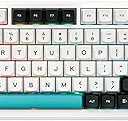 Feker K75 Lite Gasket Mechanical Keyboard with Screen and Knob, USB-C/BT5.0/2.4G Hot Swappable Creamy Wireless Gaming Keyboard with 5000mAh Battery, RGB Backlit for Win/Mac 