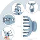 Hair Clips for Women 3.5 Inch Medium Hair Claw Clips for Girls Thin Thick Hair Matte Banana Jaw Clips Hair Accessories for Women (Light Colorful)