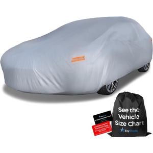 EzyShade 10-Layer Waterproof Sports Car Cover. See Vehicle Size-Chart for Accurate Fit. All Weather Outdoor Covers. Challenger Charger Monte Carlo Classic Cars Sun Snow Rain. Size C6 (See SizeChart) (Reflective)