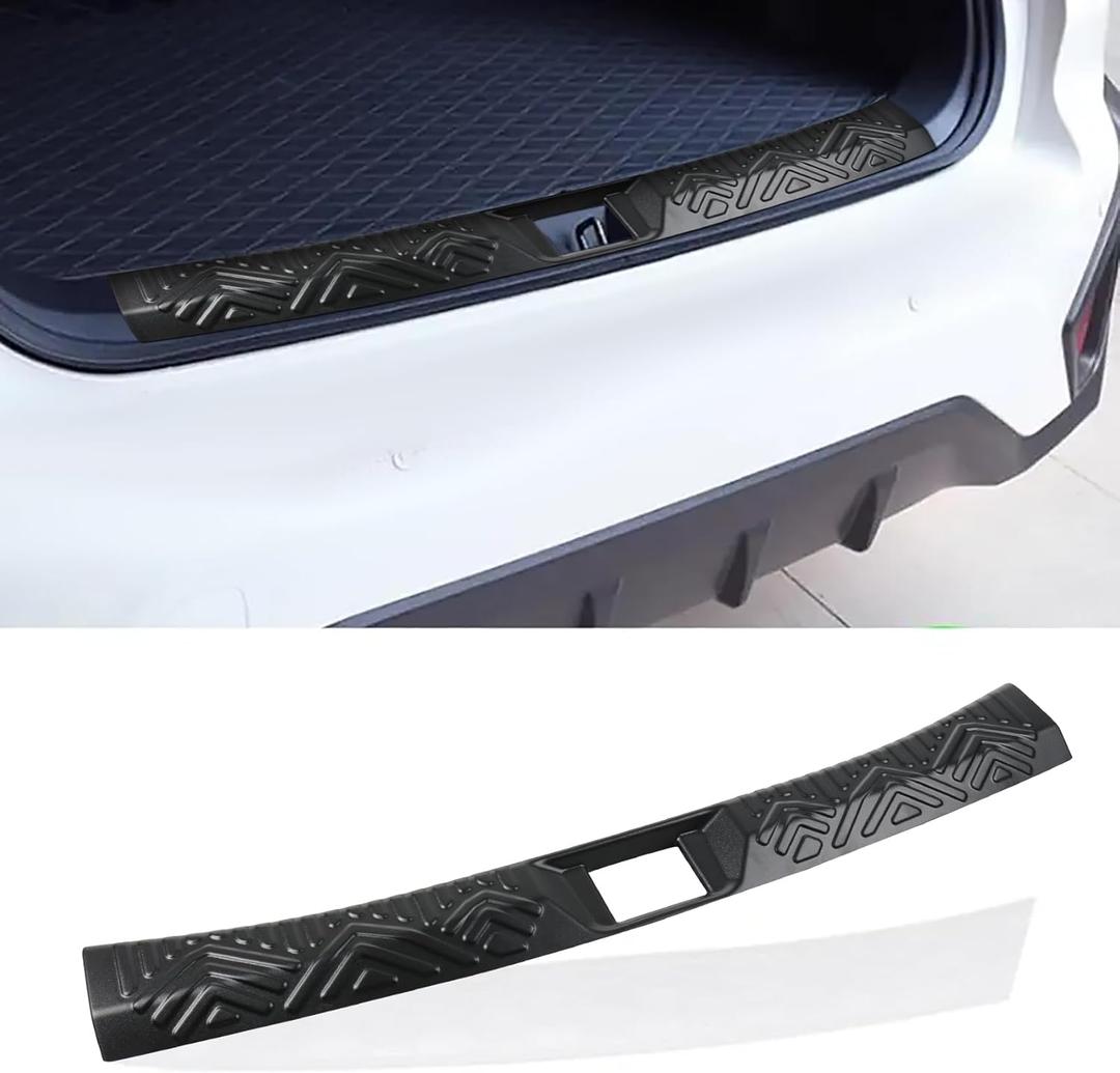 Interior Rear Bumper Protector for Subaru 2024 2025 Crosstrek Car Accessories ABS Plastic Material Matte Black Resistant Trunk Door Entry Guards