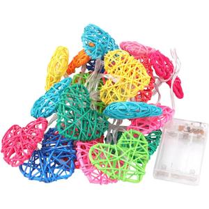 KESYOO Lndoor Light Heart Decorative Light Heart Fairy s Cute Room Decor Party Hanging s Valentines Day Decor Garden Outdoor -Shaped Wooden (2.5M)