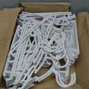 GoodtoU Baby Hangers 100Pack Kids Plastic Baby Clothes Hangers for Closet Small Children Infant Toddler Child (White)