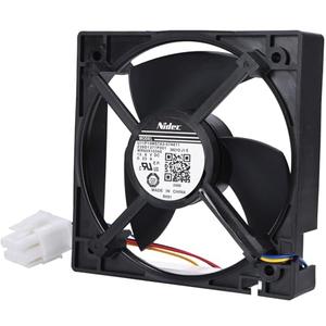 WR60X10340 Refrigerator Freezer Evaporator Fan Motor Fit for GE Refrigerator U11P14MS7A3-57A611 239D1371P001 Replaces AP6891698 PS12727431 EAP12727431 4931166 DC13.6V 0.23A Size: 4.4 x 4.4 Inch