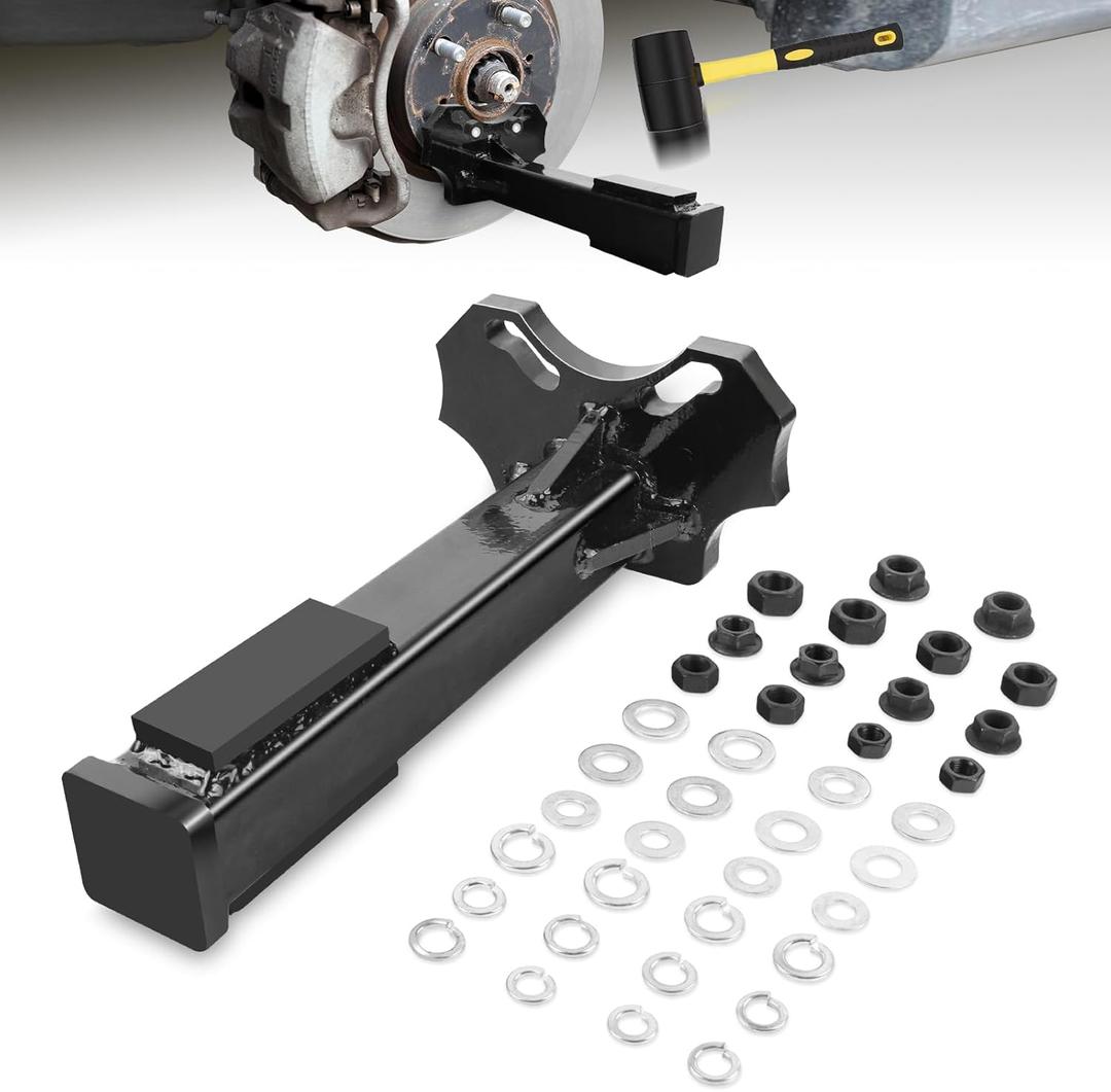8629 Wheel Hub Removal Tool, Wheel Bearing Removal Tool, Wheel Hub Removal Tool, Replace for ATD Tools. Compatible with All Axle Stud Hubs with 5, 6 and 8 Bolts, with Nuts and Washers (Long hole black)