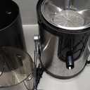Qcen Juicer Machine, 800W Centrifugal Juicer Extractor with Wide Mouth 3 Feed Chute for Fruit Vegetable, Easy to Clean, Stainless Steel, BPA-free (Black)