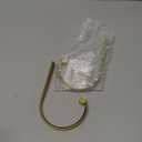 Curtain Holdbacks 2Pcs,Warm Gold Barrel Zinc Alloy Curtain Tiebacks,Wall Mounted Curtain Holders for Drapes.