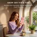 for Samsung Galaxy A54 5G Phone Case, Fashion Flower Pattern Design Girls Women Liquid Silicone Cover, Slim Shockproof and Scratch-Resistant Soft Case for Samsung A54 - Pink