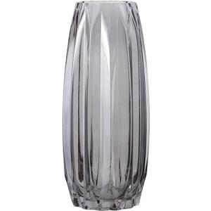Simple Desktop Vase, Clear Glass Vase with Thick Bottom, Living Room Bedroom Bookstore Hydroponic Plant Vase,Small Vase(Size:9.5 * 29.5CM,Color:B)
