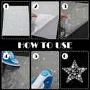 15 Sheet Iron-on Hotfix Rhinestone Sheets Transfers for Clothing 3 Styles Heat Press Crystal Decals 2mm & 3.5mm Flat Round Rhinestones Patches for T-Shirt Clothing Embellishment