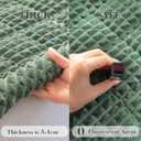 Couch Cover for Dogs Washable, Non Slip Couch Covers for 3 Cushion Sofa Pet Friendly, Fuzzy Pet Couch Cushion Covers for Dog, Thick, Soft for Sofa Protector (Green, 27.6" x 82.7"/70 x 210cm)