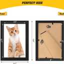 YOUKE OLA Set of 50 Picture Frame Bulk Photo Frames Wall Mounting Simple Photo Frames Multi Picture Frames for Wall or Tabletop, Black