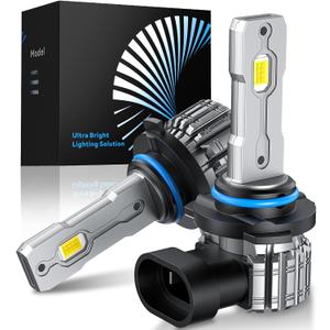 9006/HB4 LED Bulbs, 9006 Fog Lights Bulb, 30000LM 6000K Cool White Fanless 1:1 Mini Size, Plug and Play, Pack of 2