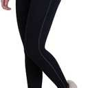 Sunzel Leggings for Women Tummy Control Compression Workout High Waisted Yoga Pants with Back Pockets (Black, XS)