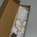 Hibbent 2 Pack Universal Toilet Tank Flush Lever Replacement, Toilet Handle Replacement Trip Levers with Stainless Steel Flapper Chains for Most Side Mount Toilets,Toilet Repair Handle,Brushed Gold