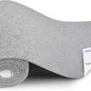 Cat Scratching Mat, 100"x16" Self-Adhesive Carpet Mat Trimmable Replacement for Cat Tree, Cat Wall Shelves, Cat Scratching Post, TanoFalo DIY Couch Furniture Protector (Light Gray)