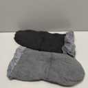 2 Pieces Winter Face Mask Ski Masks Warm Knitted Balaclava for Men Women Fleece Windproof Face Cover for Outdoor Sports (One Size, Black, Grey)