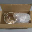 Glass Coffee Mugs, 20 oz Ice coffee cups, Large Clear Tea Cups Set of 2, Glass Mugs with Handles, Glass Cups for Latte, Cappuccino, and Tea
