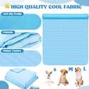 2 Pack Dog Cooling Mat and Blanket Washable Cooling Pads Pet Throw Blanket Sleeping Kennel Mat with Storage Bag for Summer Indoor Outdoor Hot Weather Cat Dog Puppies