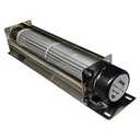 Xscorpion TF8 8-Inch Cross Flow 12-Volt Cooling Fan with Mounting Tabs, Stainless Steel