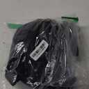 PYGFEMR Women's Short Sleeve Babydoll Dress Button Down Dresses with Pockets (Medium, Black2)