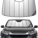 Windshield Sun Shade for Honda CR-V 2017-2022,Heavy-Duty Thick Blackout Front Window Sunshade Summer Car Protector Block UV Rays